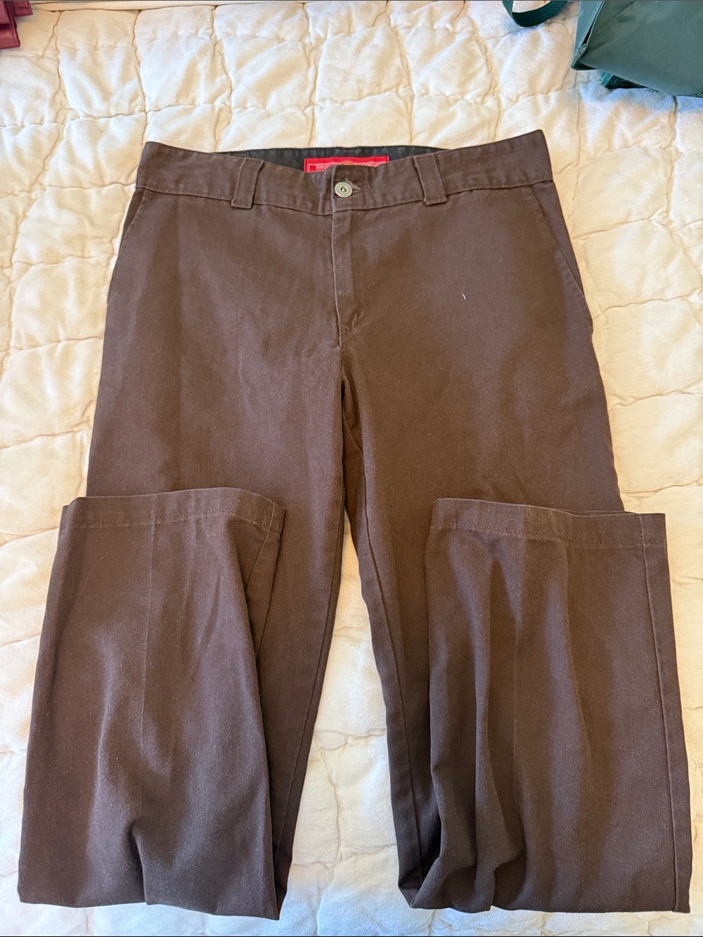 Dickies Brown Straight-Leg Pants